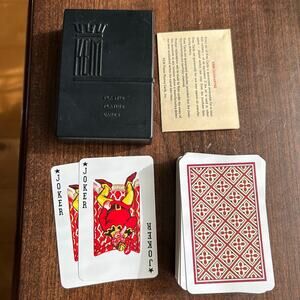 Vintage KEM Plastic Playing Cards – Monico Red with Case (USA)